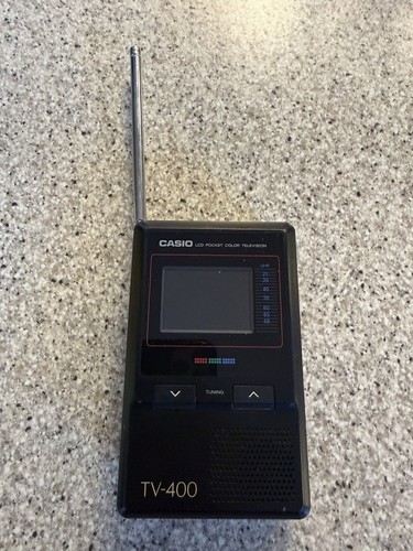 Vintage casio 400v lcd - casio, tv-400v
