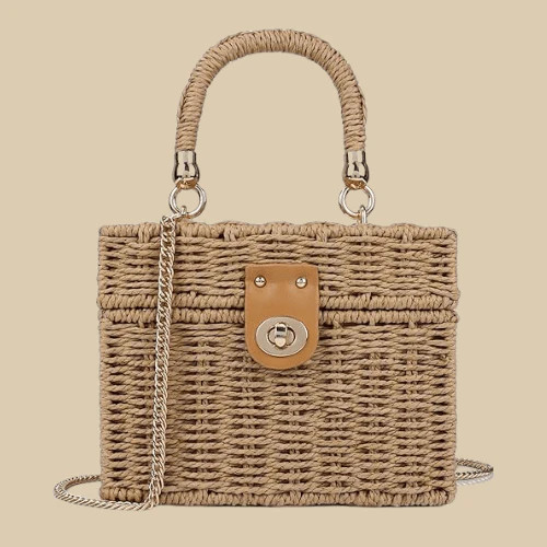 Rattan summer bag for - rattan,