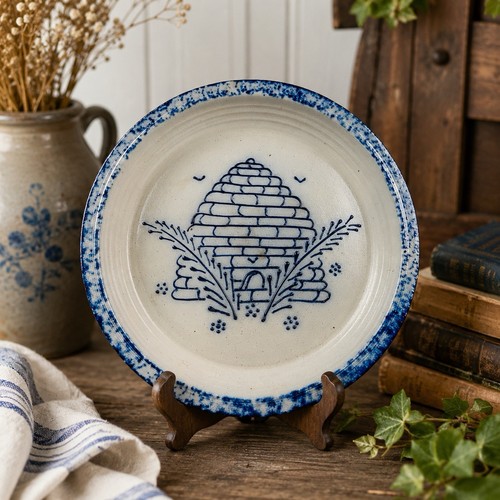 Eldreth pottery blue - pottery,