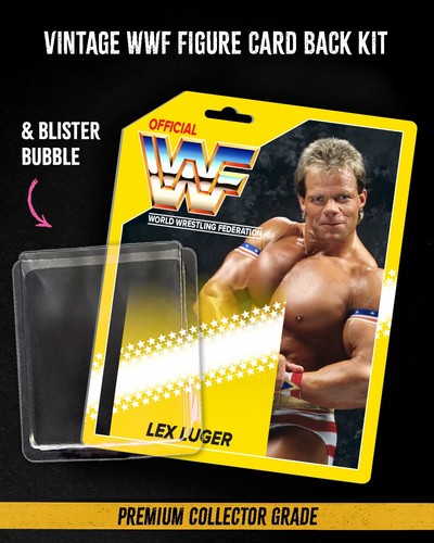 Wwf lex luger card - card, custom