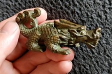 Tibetan Old Bronze Dragon Statue
