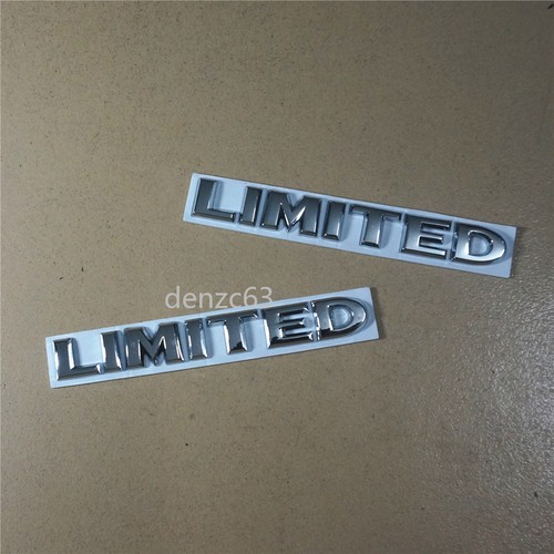 Limited chrome silver metal - 2x,
