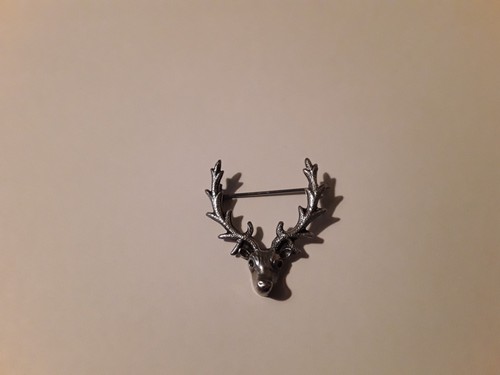 Vintage sterling silver - , stag