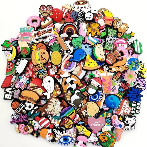 Mixed shoe charms for - 30,