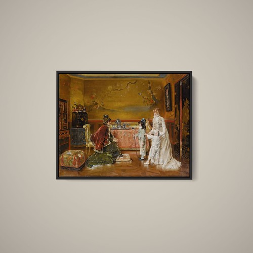 Alfred stevens ready for - stevens,