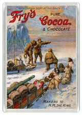 SIBERIAN HUSKY SLED DOG FRIDGE