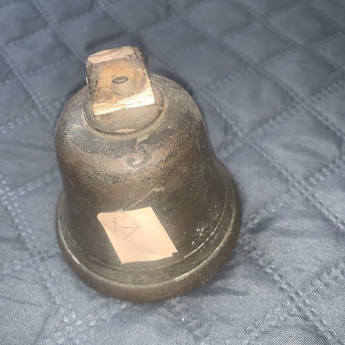 Old vintage brass bell - brass, church