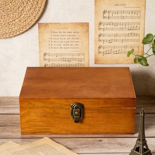 Lockable vintage wooden - vintage,