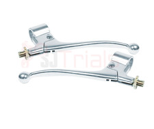 AMAL STYLE BRAKE & CLUTCH LEVER SET TRIALS 7/8 BARS VINTAGE ROAD BSA PRE 65