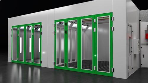 Paint spray booth - spray, new
