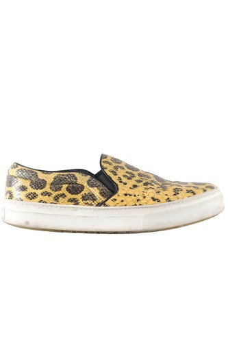 Celine yellow leather - slip, on