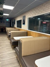 USED GOOD CONDITION COMMERCIAL CAFE TABLES AND CHAIRS SOFAS BOOTH