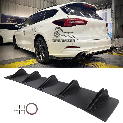 Rear diffuser shark fins - diffuser,