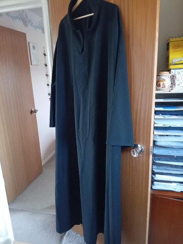 Cassock black large - black,