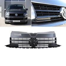 Radiator grille black gloss for emblem for VW T6 multivan van 2015-2019