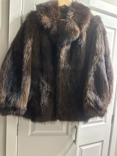 Brown Fur Coat Michael Rohi Size 12 Vintage New N Get Won