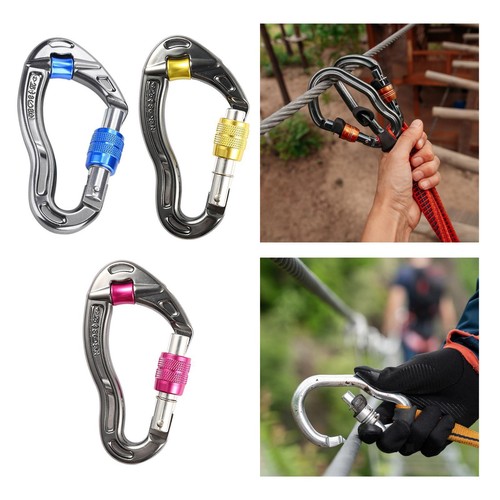 Rock climbing carabiner large - rock,