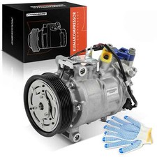 A-Premium Air Conditioning Compressor for Audi A4 A5 A6 Q7 VW Touareg 10-23 New