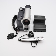 Panasonic NV-GS15EB Handheld MiniDV Cassette Digital Video Camcorder Set Silver