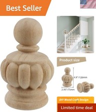 Wood Finials Curtain Rod Bed