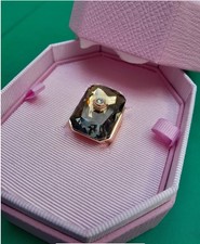 Swarovski Numina Grey Gold tone plated Cocktail Ring Size 55 Brand new❤️🎁