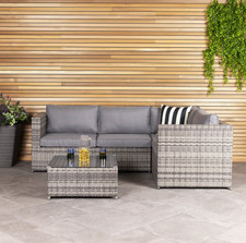 Rattan corner sofa coffee - corner, &