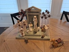Willow Tree Nativity Set Includes Crèche Animals Wisemen 16 Pieces 1999 - 2002