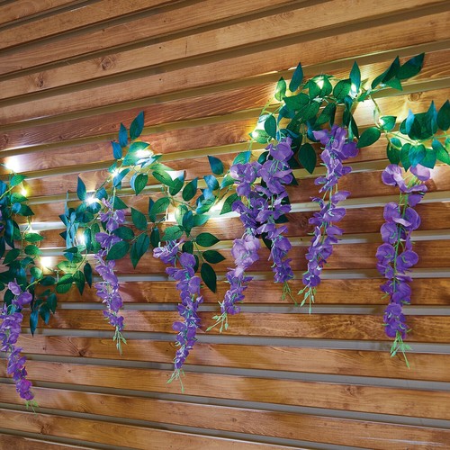 180cm solar wisteria garland - solar,