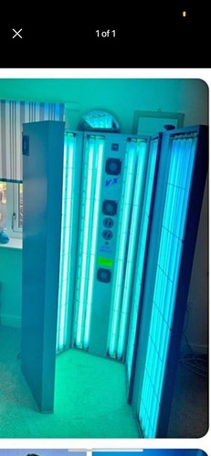 Stand home sunbed - up,