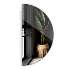 Half Moon Mirror Moon Mirror Wall Decor mirror Entryway Mirror Geometric 70 cm