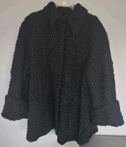 Vintage black curly - black,