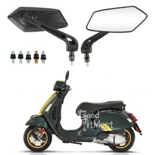 8mm 10mm Motorcycle Rearview Side Mirrors For Vespa GTS Sprint 50 125 150 200