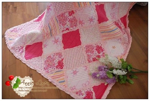 Annie pink patchwork - pink,