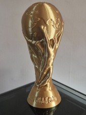 12cm Football World Cup Trophy - 3D Printed Art Display Model 12cm tall