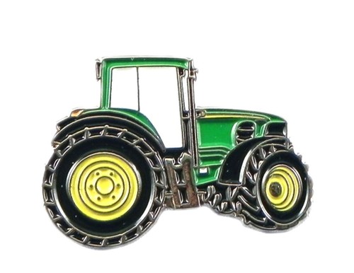 Green yellow tractor metal - yellow,