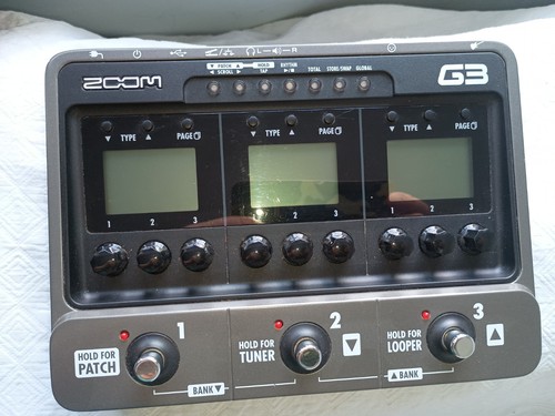 Zoom multi effect amp - g3, effect's