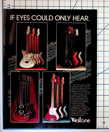 Westone guitars bass vintage - westone,