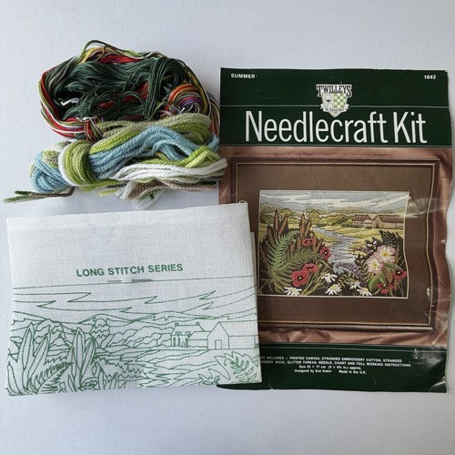 Summer long stitch kit - summer,