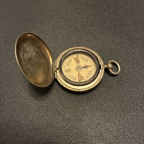 Antique pocket compass - pocket,