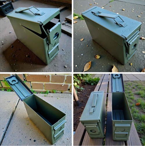 Ammo box military tin - ammo,