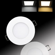LED Panel Recessed Ceiling Light Recessed Lamp Square Round Ultraslim Slim