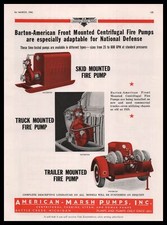 1942 American Marsh Fire Pumps