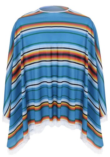 Mexican man costume poncho - mexican,