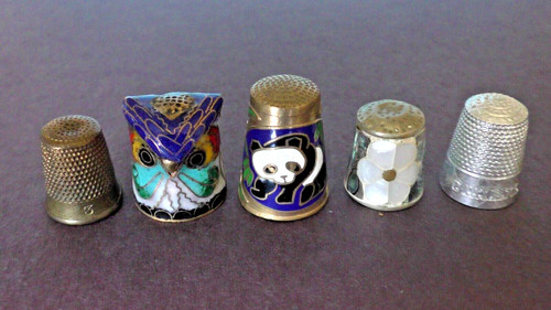 Metal enamel thimbles - metal,