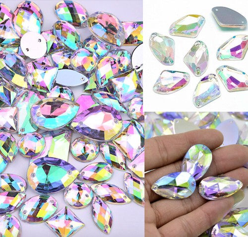 50x clear flat back bead - flat,