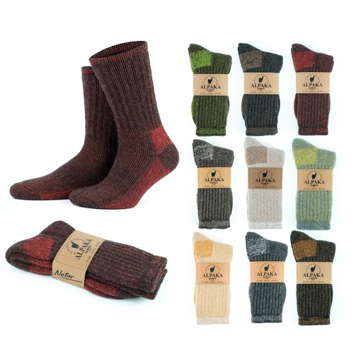 Alpaca wool socks men women - socks,