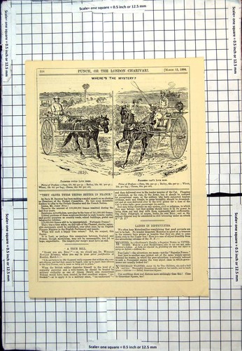 Old punch cartoon farmer - old,