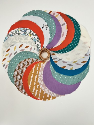 Handmade fabric jam - 6”,