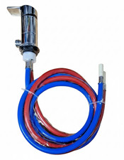 Caravan Shower Mixer Tap Reich Vector  Chrome 1500mm Tails Non Microswitch