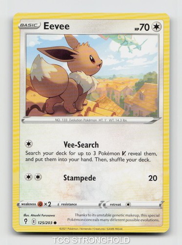 Eevee 125 203 common - eevee, 125/203
